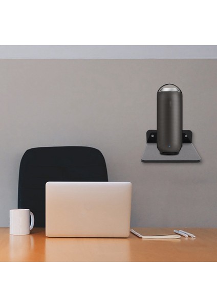 Wall Shelf Speaker Stand, Small Wall Shelf Speaker Mount For Bluetooth Speaker, Cell Phones, Toy Display Shelf (Black) (Yurt Dışından) modelleri