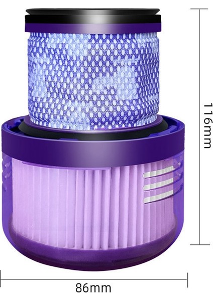 Washable Unit For V10 Version Digital Slim /SV18 Clean Cordless Vacuum Cleaner Filter (Yurt Dışından)