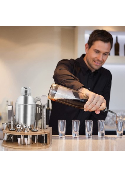 Kokteyl Çalkalayıcı Seti, Kokteyl Yapma Seti 750ML Paslanmaz Çelik Bar Alet Seti Barmen Seti, Ev Pub Için Bar Aksesuarları (Yurt Dışından) modelleri