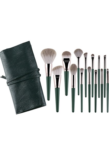 14 Adet Makyaj Fırça Seti Kabarık Yumuşak Göz Farı Fondöten Fırça Kadın Kozmetik Pudra Allık Karıştırma Güzellik Makyaj Aracı (Yurt Dışından)
