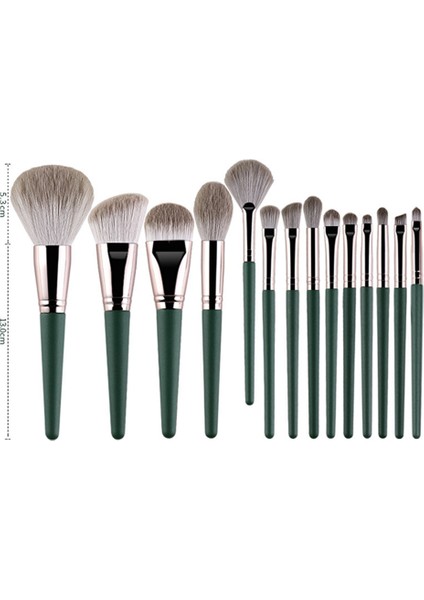 14 Adet Makyaj Fırça Seti Kabarık Yumuşak Göz Farı Fondöten Fırça Kadın Kozmetik Pudra Allık Karıştırma Güzellik Makyaj Aracı (Yurt Dışından) modelleri