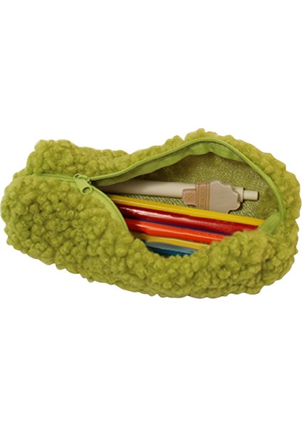 Kalem Kutusu Kalem Kılıfı Peluş Kawaii Fermuarlı Çantalar Kozmetik Makyaj Organizatör Kılıfı Okul Ofis Malzemeleri (Kahverengi) (Yurt Dışından) modelleri