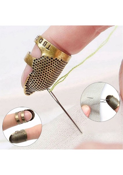 2x Wooden Needles Case For Storing Sewing Needles And Embroidery Needles,needle Kit With Sewing Thimble Finger Protector (Yurt Dışından) modelleri