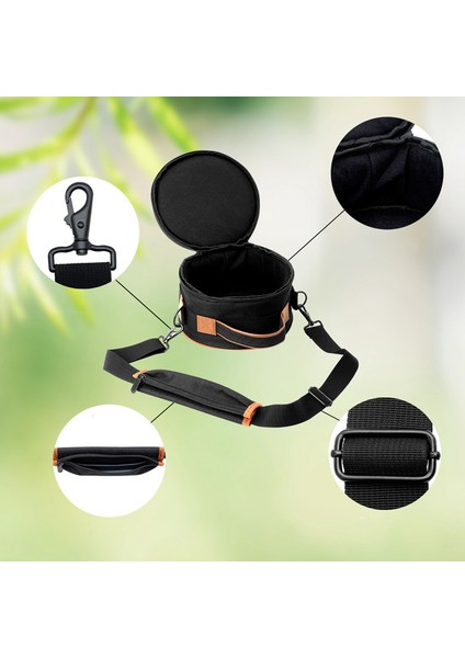 8 Inç Sanskritçe Davul Çantası Sırt Çantası Omuz Askısı ile Dış Cepler Vurmalı Parçaları Çelik Dil Davul Çantası (Yurt Dışından) fiyatları