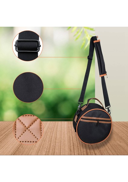 8 Inç Sanskritçe Davul Çantası Sırt Çantası Omuz Askısı ile Dış Cepler Vurmalı Parçaları Çelik Dil Davul Çantası (Yurt Dışından) indirimleri