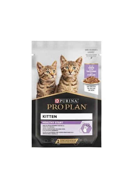 Kitten Pouch Hindili Yavru Kedi Konservesi 26 Adet 85 gr