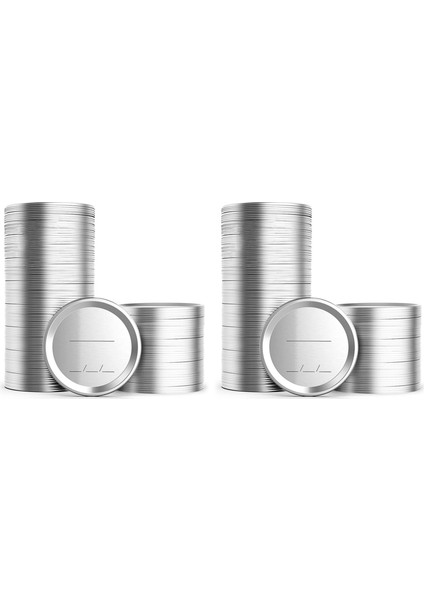 200PCS 70MM Regular Mouth Canning Lids For Ball,jars Split -Type Metal Mason Jar Lids For Canning,for Regular Mouth Jars (Yurt Dışından)