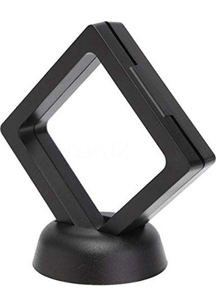 Coin Display Box - Set Of 20 3D Floating Frame Display Holder With Stands For , Aa Medallions, Jewelry, Black, 2.75 x 2.75 x 0.75 Inches (Yurt Dışından)