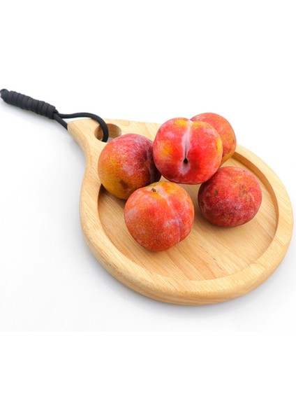 Kamp Kauçuk Ahşap Kesme Tahtası Piknik Barbekü Potholder Mini Kesme Tahtası Saplı (Yurt Dışından) modelleri