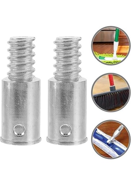 2pcs Threaded Tip Replacement Repair Kit,aluminum Threaded Handle Tips For 0.72 Inch Wood Or Metal Poles (Yurt Dışından) modelleri