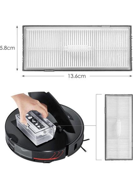 Accessory Set For S8/s7/s8+/s7 Maxv Ultra/s7 Pro Ultra, Replacement Parts Robot Vacuum Cleaner Accessories (Yurt Dışından) indirimleri