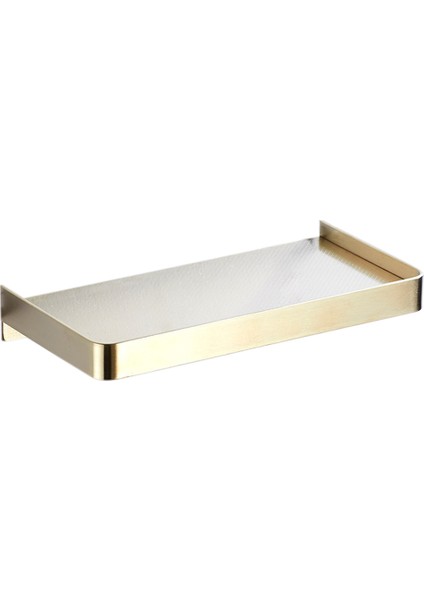 Banyo Rafı Telefon Depolama Rafı Raflar Paslanmaz Çelik Duvara Montaj Duş Sepeti Tutucu Telefon Tutucu (Altın) (Yurt Dışından)