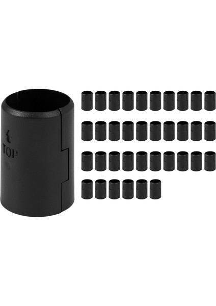 74-Packs Wire Shelf Clips Wire Shelving Shelf Lock Clips For 1 Inch Post- Shelving Sleeves Replacements (Yurt Dışından)