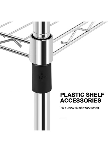 74-Packs Wire Shelf Clips Wire Shelving Shelf Lock Clips For 1 Inch Post- Shelving Sleeves Replacements (Yurt Dışından) fiyatları