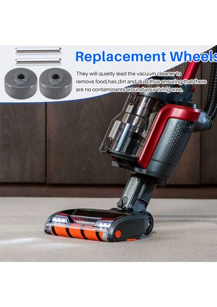 1 Pair Replacement Wheels For Vacuum Cleaner Fit For Models NV350 NV351 NV355 NV356E NV500 NV501 (Yurt Dışından) fırsatları