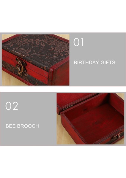 Treasure Box Treasure Chest For Gift Box,cards Collection,gifts And Home Decor (Yurt Dışından) indirimleri