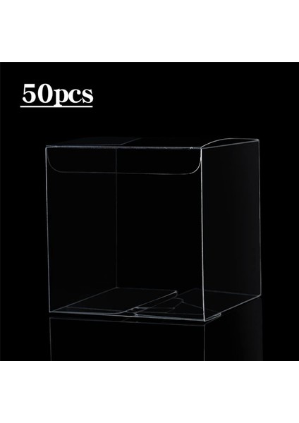 Hediyeler Için 100 Adet Şeffaf Plastik Kutular Pvc Ambalaj Kutusu Hediye Paketleme Şeffaf Şeker Kutusu Düğün Hediye Kutuları Şekeri (Yurt Dışından) fırsatları