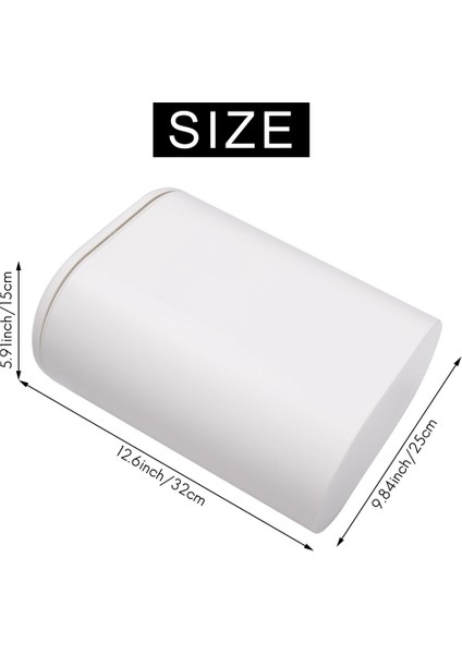 2x Plastik Dar Tip Mutfak Çöp Tenekesi Tuvalet Pres Tipi Çöp Kutusu Çöp Kovası Banyo Çöp Kutusu Sepeti Beyaz (Yurt Dışından) fırsatları