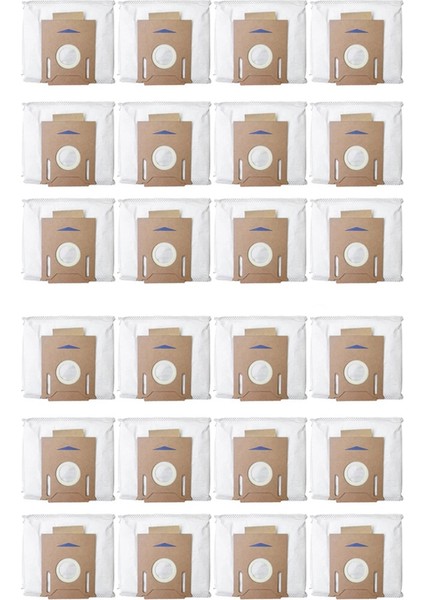 Ecovacs Deebot Ozmo T8 Aıvı T8 Max T8 Serisi T9 Serisi N8 Pro Artı N8 Pro Robot Vakum Parçası Için 24 Paket Vakum Toz Torbaları (Yurt Dışından)