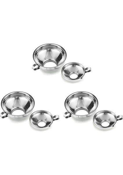 Canning Funnel, 6 Pack Stainless Steel Canning Supplies Kitchen Funnel Mason Jar Funnel Canning Funnel (Yurt Dışından) fiyatları
