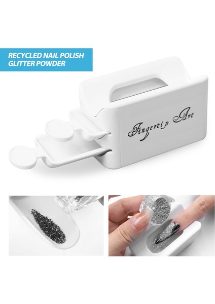 Portable Dipping Powder Recycling Tray Nail Tools Double-Layer Convenient Nail Jewelry Diamond Powder Recovery Box (Yurt Dışından) modelleri
