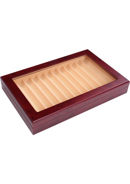 12 Slots Wood Pen Display Box Pen Fountain Storage Box Wood Showcase Organizer (Yurt Dışından) fiyatları