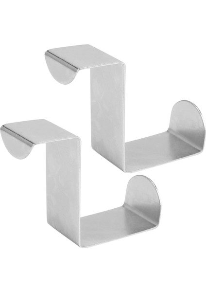 2pc Back Door Hook Stainless Steel Kitchen Cabinet Clothes Hanger Hanger Organizer Hooks For Hanging Silver Hook (Yurt Dışından) modelleri