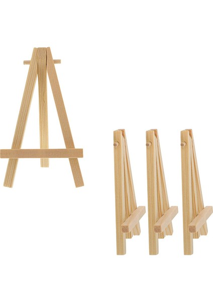 72PCS 12.7cm Mini Wooden Display Stands, Easels, Table Top Stands, Suitable For Children's Handicrafts, Business Cards (Yurt Dışından) fiyatları