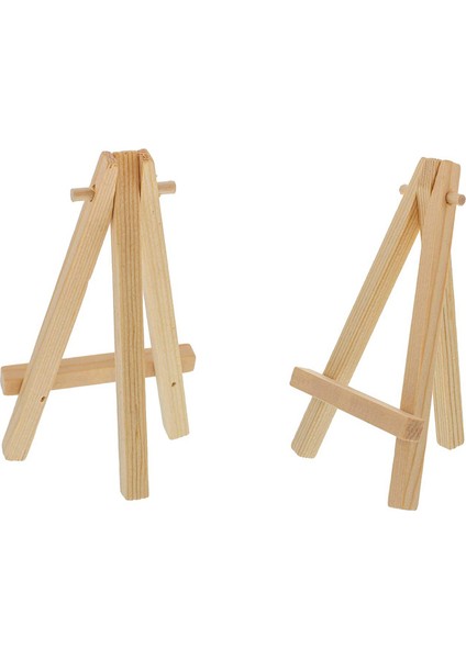 72PCS 12.7cm Mini Wooden Display Stands, Easels, Table Top Stands, Suitable For Children's Handicrafts, Business Cards (Yurt Dışından) modelleri