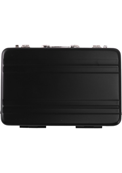 2x Aluminum Password Box Card Case Mini Suitcase Password Briefcase Black (Yurt Dışından) modelleri