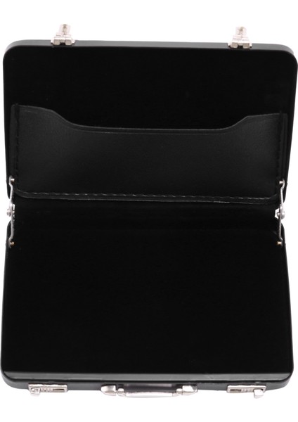 2x Aluminum Password Box Card Case Mini Suitcase Password Briefcase Black (Yurt Dışından) indirimleri