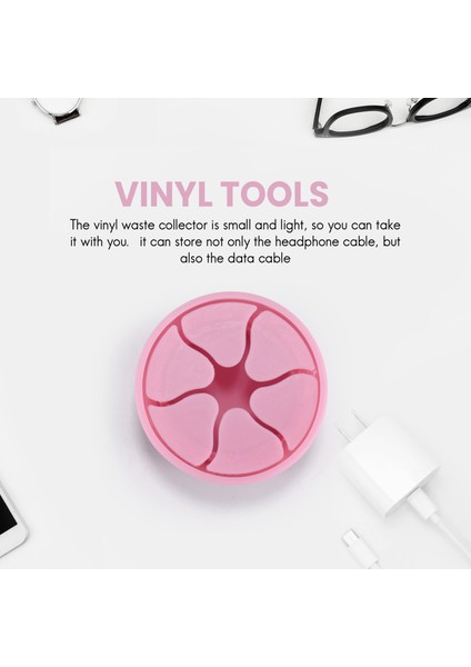 Suctioned Vinyl Weeding Collector Silicone Suction Scrap Cups Htv Crafting Weeding Tools Vinyl Disposing Weeder - A (Yurt Dışından)
