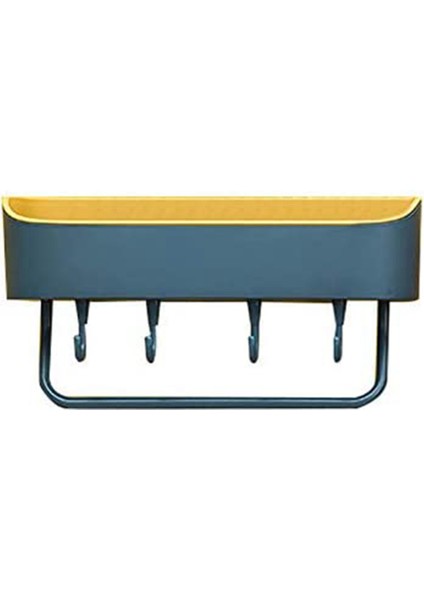 Banyo, Mutfak ve Yatak Odasına Uygun, Güçlü Yapışkanlı Plastik Ürünlerle Deliksiz Duvara Asılan Çift Katmanlı (Yurt Dışından)