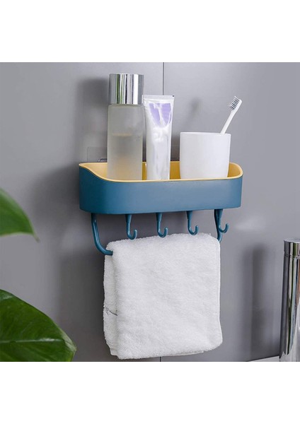 Banyo, Mutfak ve Yatak Odasına Uygun, Güçlü Yapışkanlı Plastik Ürünlerle Deliksiz Duvara Asılan Çift Katmanlı (Yurt Dışından) modelleri