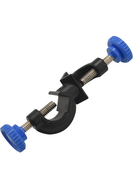 Lab Clamp 3 Finger Style Rubber-Coated Head A Black Laboratory Stand Clip (Yurt Dışından)