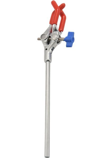 Lab Clamp 3 Finger Style Rubber-Coated Head A Black Laboratory Stand Clip (Yurt Dışından)