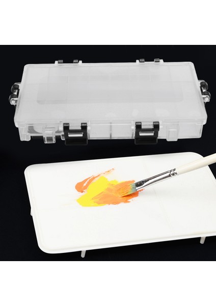 24-Well Airtight Leak Watercolor Paint Palette Box For Watercolors Half Pans, Acrylic, Gouache And Oil Paint (Yurt Dışından) modelleri