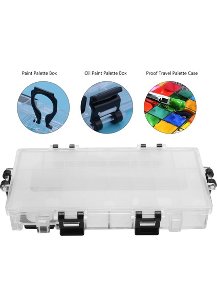 24-Well Airtight Leak Watercolor Paint Palette Box For Watercolors Half Pans, Acrylic, Gouache And Oil Paint (Yurt Dışından) indirimleri