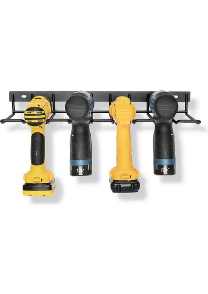 2x Power Tool Organizer Drill Storage Rack Shelf Wall Mounted Heavy Duty Power Drill Holder For Drill Charging Station (Yurt Dışından)