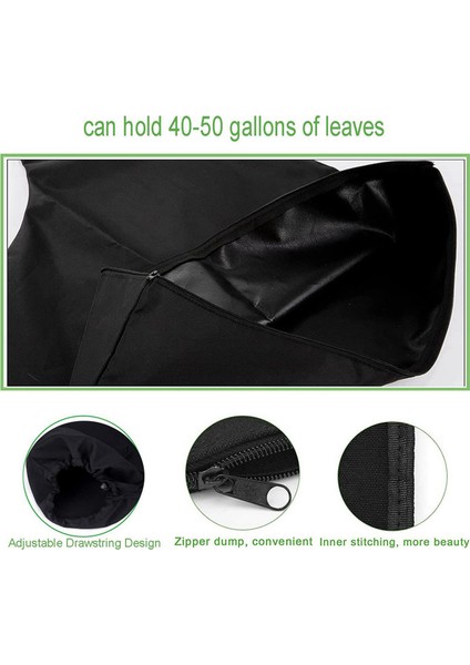 2x Leaf Blower Bag Zippered Bottom Dump Leaf Blower Vacuum Bag Collect Leaf For Garden Lawn Fits Blowers Vacuums (Yurt Dışından) fırsatları