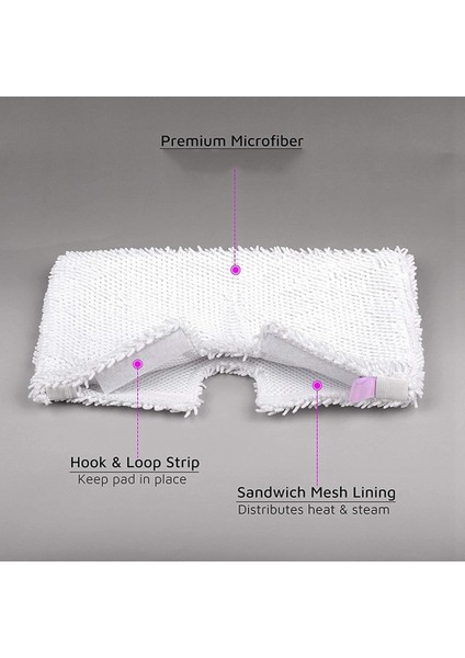 Köpekbalığı Için Uygun S3500 S3501 S3601 S3550 S3901 SE450 Buharlı Paspas Yedek Bez Mikrofiber Temizleme Buhar Pedi (Yurt Dışından) indirimleri