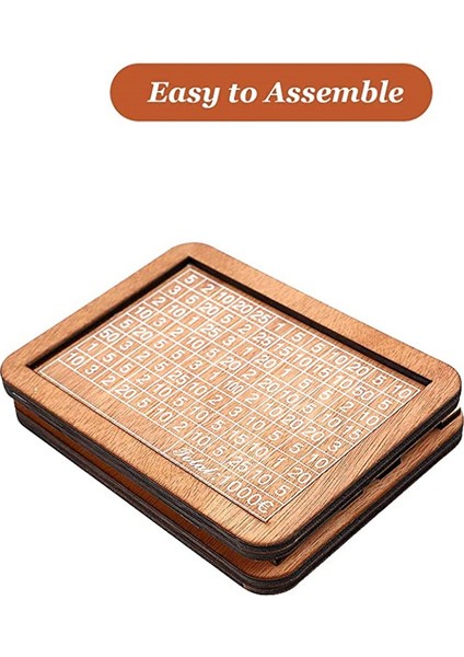 1 Adet Ahşap Kumbara, Sayaçlı Kumbara, Çocuklar Için Ahşap Kumbara 17 x 12,5 x 7 cm (Yurt Dışından) indirimleri