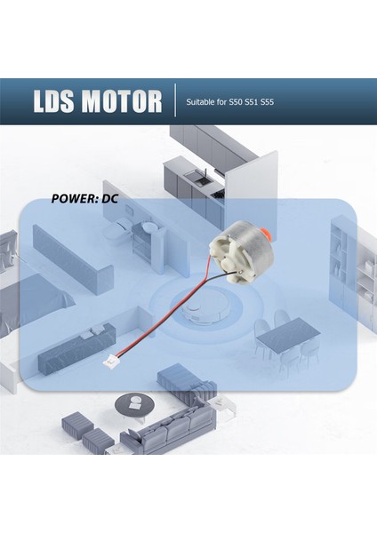 Lidar Motor For S50 S51 S55 Vacuum Cleaner, With Orange Pulley Vacuum Cleaner Distance Sensor (Yurt Dışından) modelleri