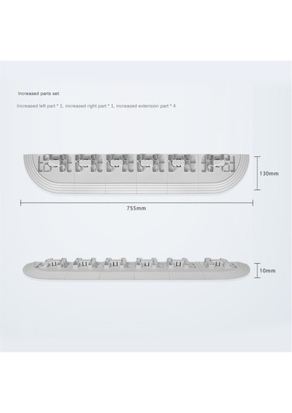 Door Sill Strip For All Robotic Vacuum Cleaner Replacement Spare Parts Accessories Ramp Doorway Crossing Helper-A (Yurt Dışından)