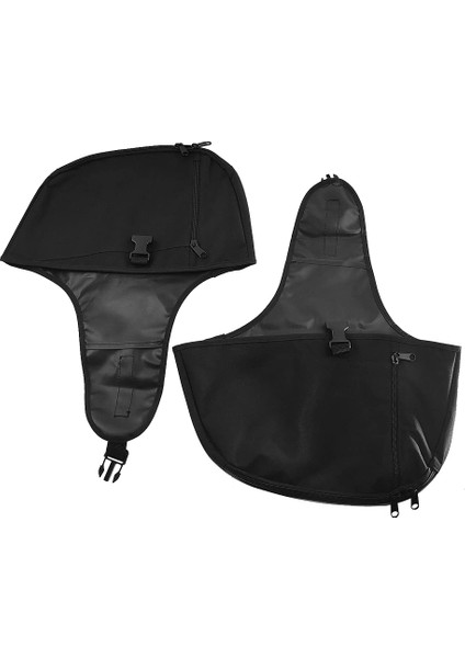 Motosiklet Motor Koruma Bacak Isıtıcı Çanta Yumuşak Altlar Chap Yan Alet Saklama Çantası Touring Road Street Glide Için (Yurt Dışından)