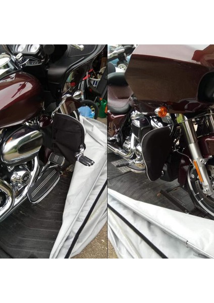Motosiklet Motor Koruma Bacak Isıtıcı Çanta Yumuşak Altlar Chap Yan Alet Saklama Çantası Touring Road Street Glide Için (Yurt Dışından) fiyatları