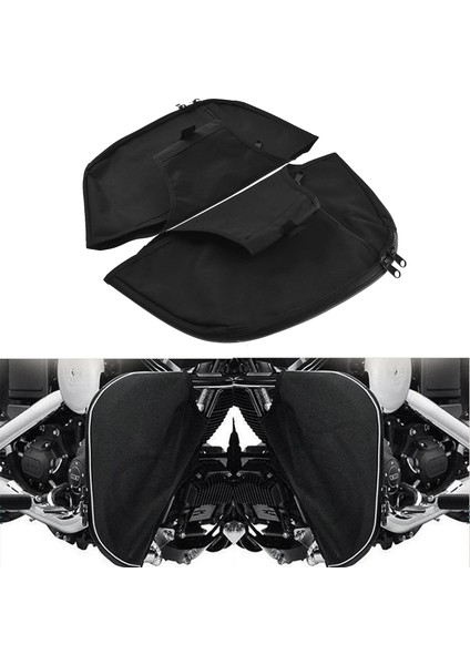 Motosiklet Motor Koruma Bacak Isıtıcı Çanta Yumuşak Altlar Chap Yan Alet Saklama Çantası Touring Road Street Glide Için (Yurt Dışından) modelleri