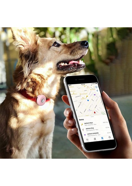 Köpek Tasması (2'li Paket), Apple Hava Etiketleri Için Silikon Pet Yaka Kılıfı, Kaybolmayan Hava Etiketi Kılıfı Pet Döngü Tutucu Mor + Pembe (Yurt Dışından) fırsatları