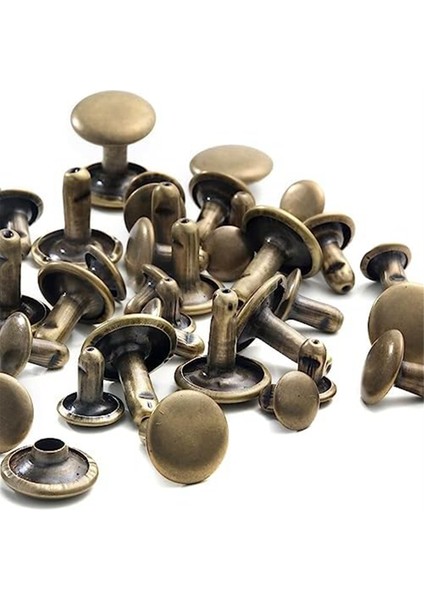 340 Takım Deri Perçin Seti Perçinler Deri Çift Şapka Perçinler Giysi Kumaşı Tamir Için Giysi Ayakkabı Çanta Kemerler A (Yurt Dışından) modelleri