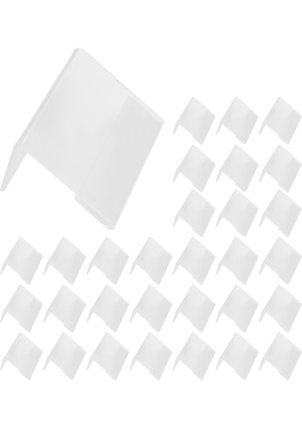 30 Adet Burcu Ekran Tutucu Adı Kart Etiketi Mini Burcu Etiket Tezgah Üstü Stand Kılıfı 6 cm x 4 cm (Yurt Dışından) fiyatları